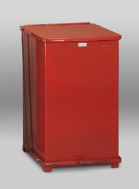 Trash Can, Step-Can, Stainless Steel,United Receptacle, Inc.